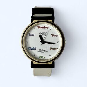 Vintage Armitron Black and White Watch